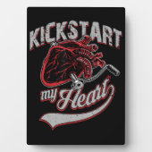 Kickstart My Heart Motorcycle Art Gift Fotoplaat (voorkant)