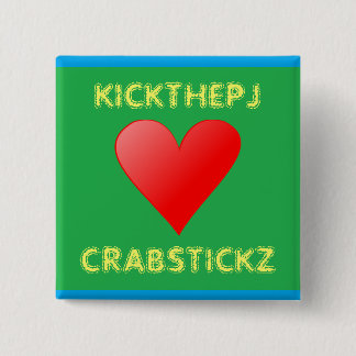 KickThePJ houdt van Crabstickz Button