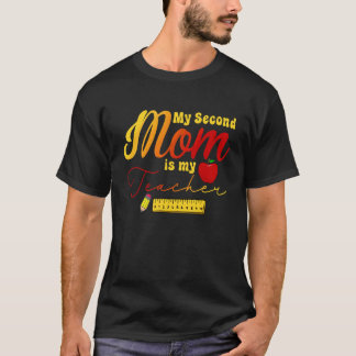 Kid Boy Girl's Tweede Moeder Is Mijn Leraar Terug  T-shirt