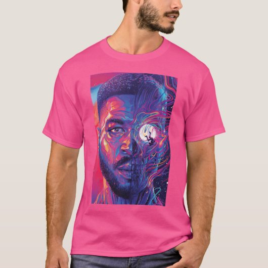Kid cdi Man Onhe Maan drie IIIde Uitverkoren RapHi T-shirt (Voorkant)