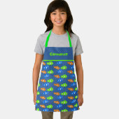 Kid Chef Clownvis Patroon Custom Schort (Insitu)