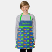 Kid Chef Clownvis Patroon Custom Schort (Gedragen)