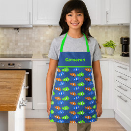 Kid Chef Clownvis Patroon Custom Schort