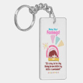 Kid Emotie Met Shy Sleutelhanger (Voorkant Links)