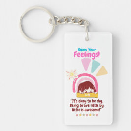 Kid Emotie Met Shy Sleutelhanger