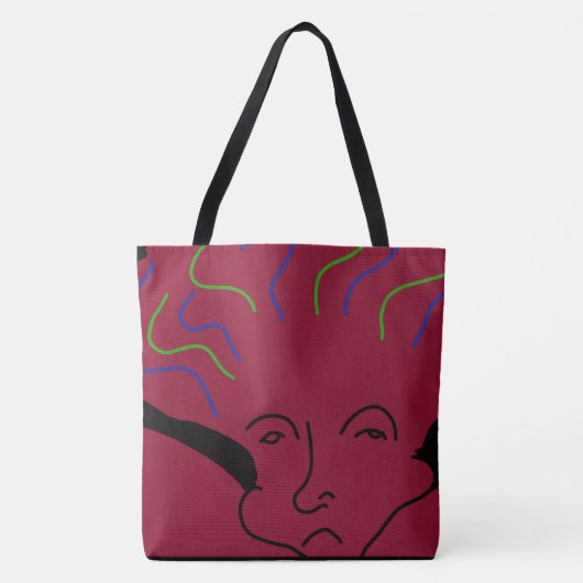 Kid Mad Scientist Tote Bag (Voorkant)