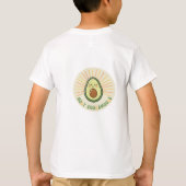 Kid T Shirt designed "Holy Guacamole". (Achterkant)