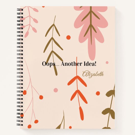 Kida Funny Spiral Notebook – Handwriting Practice Notitieboek (Voorkant)