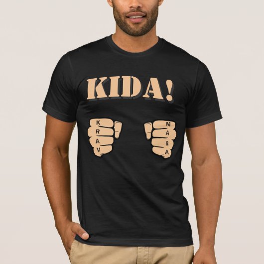 KIDA! t-shirt met vuisten (Voorkant)