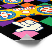 Kidcore esthetische stof videogame patches alt cl poster (Hoek)