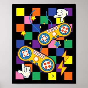 Kidcore esthetische stof videogame patches alt cl poster