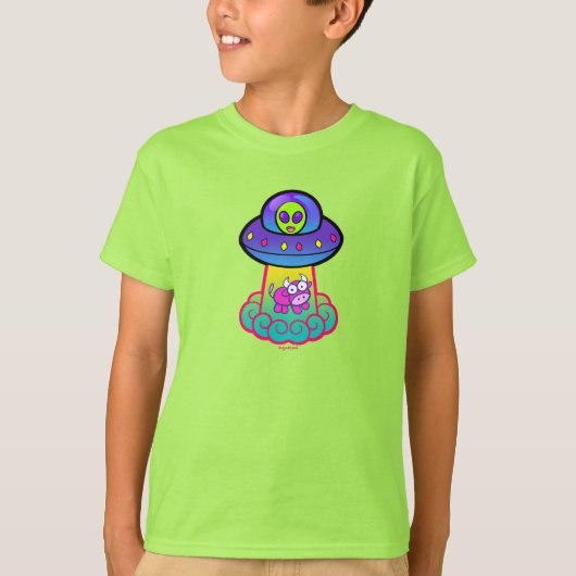 Kidcore UFO Schattige Kawaii T-shirt (Voorkant)