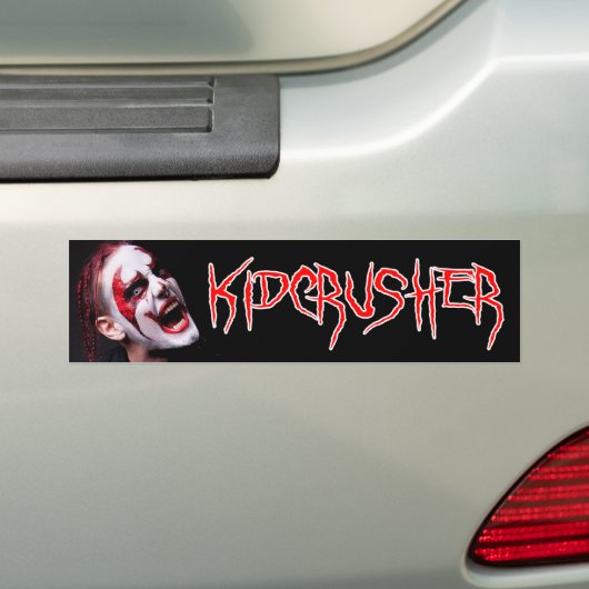 KidCrusher - Bumpersticker 1 (Op auto)