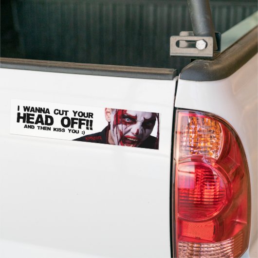 KidCrusher - Bumpersticker - HOOFD (Op Truck)