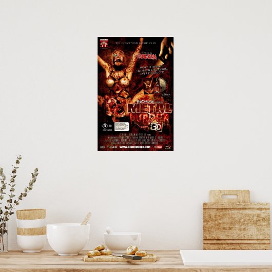 KidCrusher - Metal Murder 3D (16x24) Poster (Keuken)
