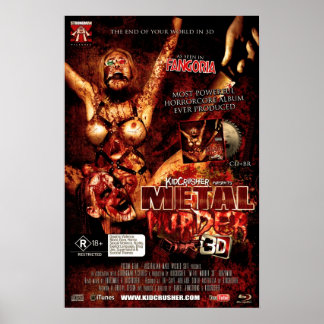 KidCrusher - Metal Murder 3D (16x24) Poster
