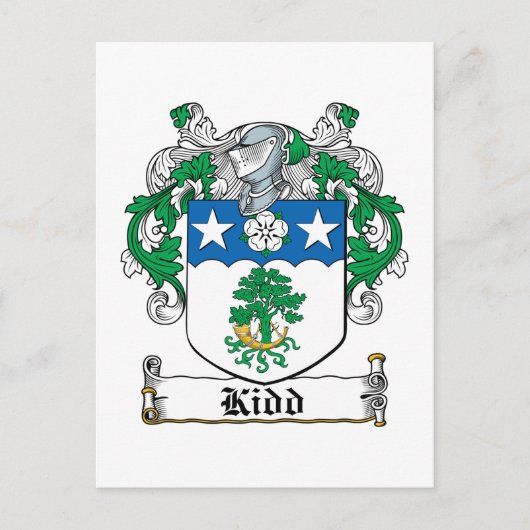 Kidd Family Crest Briefkaart (Voorkant)
