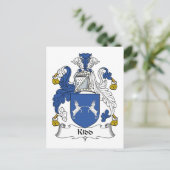 Kidd Family Crest Briefkaart (Staand voorkant)