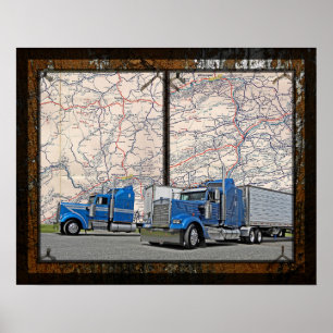 Kidd Ricky Map Poster