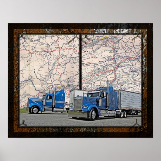 Kidd Ricky Map Poster (Voorkant)