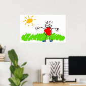 Kiddie Art Poster (Thuiskantoor)