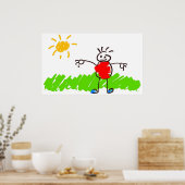 Kiddie Art Poster (Keuken)