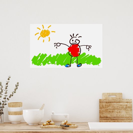 Kiddie Art Poster (Keuken)