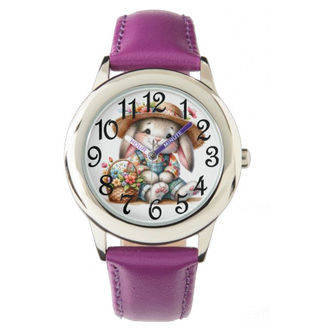 Kiddie Bunny e- Horloge (Voorkant)