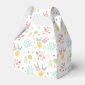 Kiddie Easter Bunny Pattern Bedankdoosjes (Voorkant Zijde)