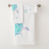 Kiddie Schildpad Onder De Zee Waterverf Bad Handdoek (Insitu)