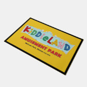 Kiddieland Melrose Park, IL, Tekst teken Deurmat (Schuin)