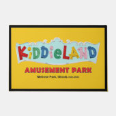 Kiddieland Melrose Park, IL, Tekst teken Deurmat (Voorkant)