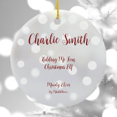 Kidding Me Teen Christmas Elf Keramisch Ornament