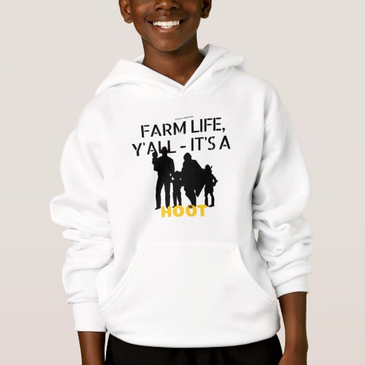Kiddo farming pullover hoodie (Voorkant)