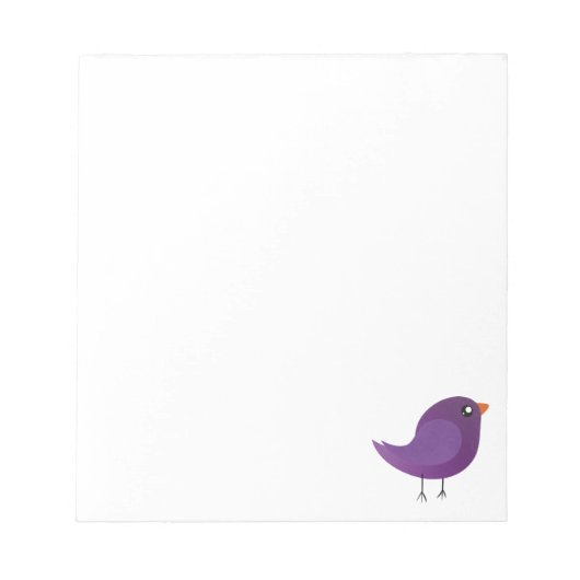 Kiddos leuk vogeltje notitieblok (Voorkant)