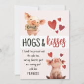 Kiddos Varkens & Kusjes | Verjaardags Dankkaartjes Feestdagenkaart (Voorkant)