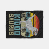 Kiddosaurus T Rex Dinosaur Kiddo Saurus Family Mat Fleece Deken (Voorkant (Horizontaal))