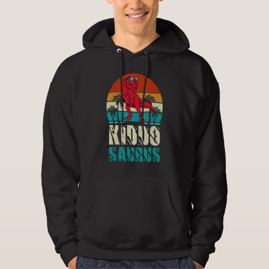 Kiddosaurus T Rex Dinosaur Kiddo Saurus Matching F Hoodie (Voorkant)
