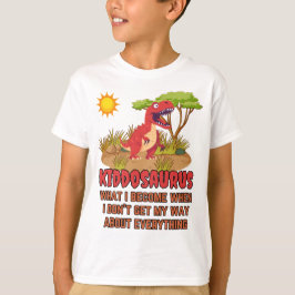 Kiddosaurus T-Rex Kinder T-shirt