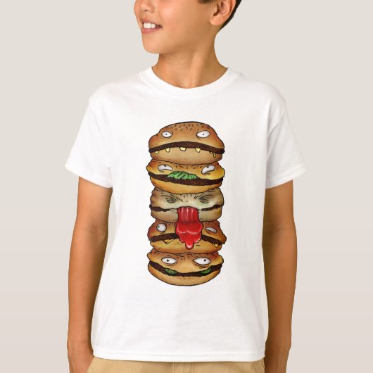 Kiddy Burger. T-shirt (Voorkant)