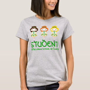 KIDLETS de Ierse student van de dansers dansende T-shirt