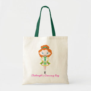 KIDLETS Iers danser dansende schoenzak rood haar Tote Bag