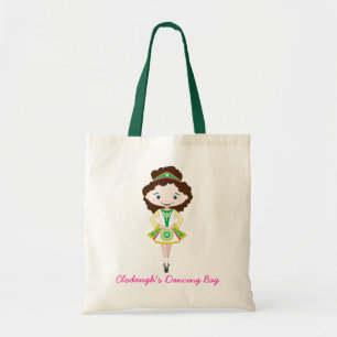 KIDLETS Iers danser danst kastanjebruin haar Tote Bag