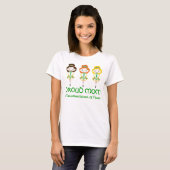 KIDLETS Iers dansersschool trotse moeder T-shirt (Voorkant volledig)