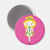 KIDLETS :: Ierse danser blond Magneet (Voorkant / Achterkant)