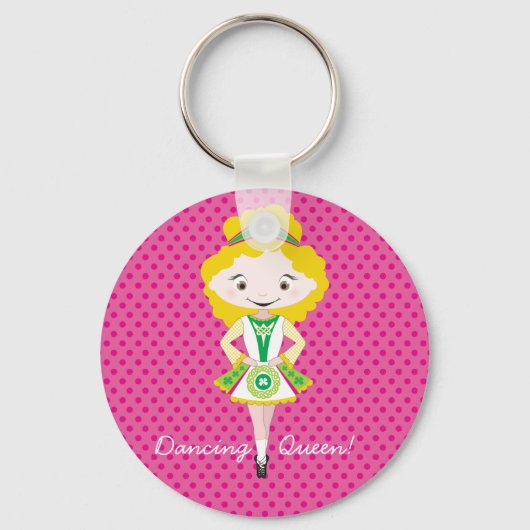 KIDLETS :: Ierse danser blond Sleutelhanger (Voorkant)