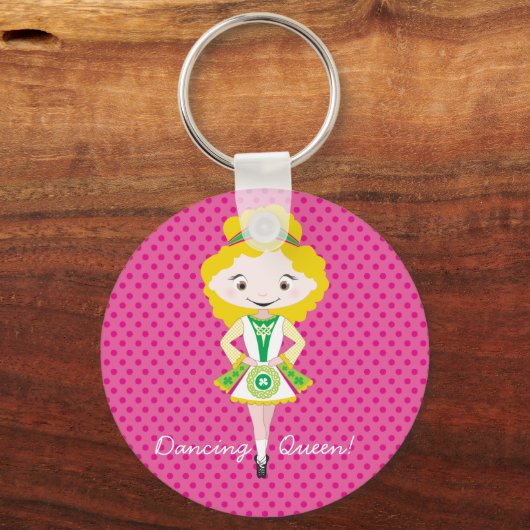KIDLETS :: Ierse danser blond Sleutelhanger (Voorkant)
