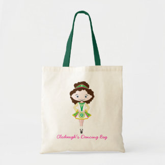 KIDLETS Ierse danseres dansend kastanje bruin haar Tote Bag