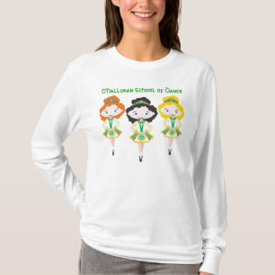 KIDLETS Ierse danseres dansschool groep trio T-shirt