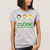 KIDLETS Ierse danseres dansschool student T-shirt (Voorkant)